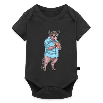 Taurus Poker Cartes de poker - Body à manches courtes Premium Bébé - noir - Devant
