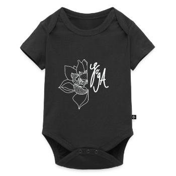 Lotus Yoga - Body à manches courtes Premium Bébé - noir - Devant