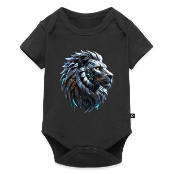 Un adorable défilé d’oiseaux de dessin animé - Body à manches courtes Premium Bébé - noir - Devant