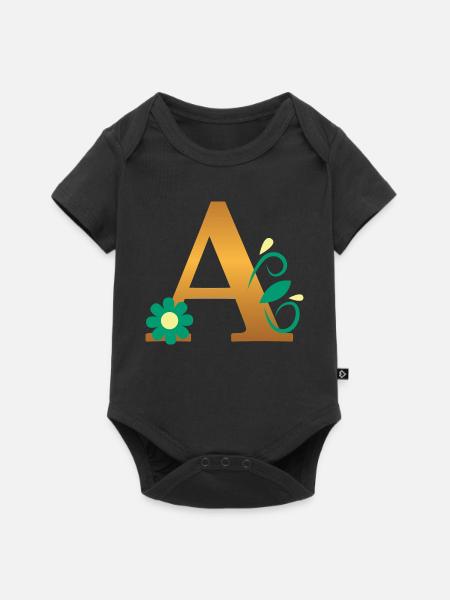A - Baby Premium Kurzarmbody - Schwarz