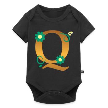 Q - Body à manches courtes Premium Bébé - noir - Devant