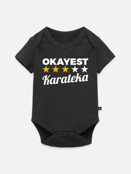 Durchschnittlicher Karateka - Baby Premium Kurzarmbody - Schwarz
