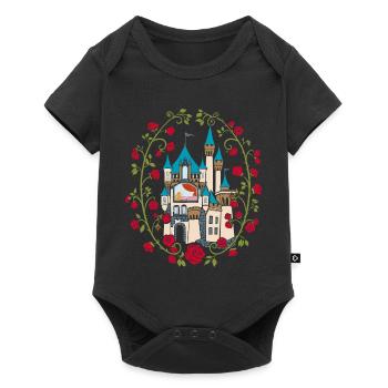 Sleeping Beauty Castle Fairy Tale - Baby Premium short-sleeve bodysuit - black - Front
