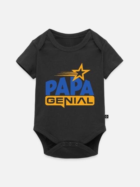 Toller Vater - Baby Premium Kurzarmbody - Schwarz