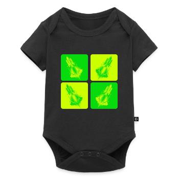 Space Space Design - Baby Premium short-sleeve bodysuit - black - Front