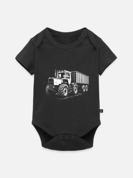 Kraftpaket bei Nacht - Baby Premium Kurzarmbody - Schwarz