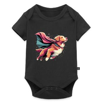 Super Dog Nova Scotia Duck Tolling Retriever - Baby Premium short-sleeve bodysuit - black - Front