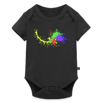 Colorful Party Design Underground - Baby Premium short-sleeve bodysuit - black - Front