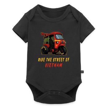 Vietnam Tuk-Tuk Racing - Body à manches courtes Premium Bébé - noir - Devant