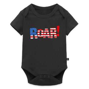ROAR USA - Cri de guerre États-Unis d’Amérique - Body à manches courtes Premium Bébé - noir - Devant