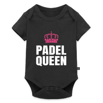 Padel Queen - Baby Premium short-sleeve bodysuit - black - Front