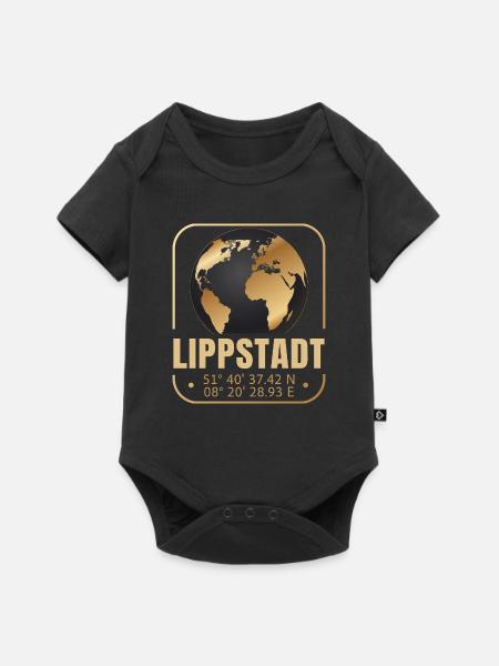 Lippstadt - Baby Premium Kurzarmbody - Schwarz
