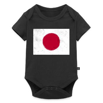 Drapeau du Japon - Body à manches courtes Premium Bébé - noir - Devant