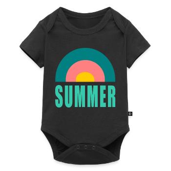 MISTRESS. HEART. MASTER. THANK YOU. THANK YOU MISTRESS. - Baby Premium short-sleeve bodysuit - black - Front