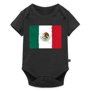Flag of Mexico - Baby Premium short-sleeve bodysuit - black - Front