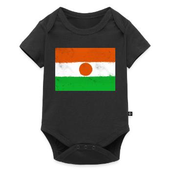 Flag of Niger - Baby Premium short-sleeve bodysuit - black - Front