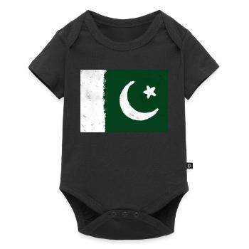 Flag of Pakistan - Baby Premium short-sleeve bodysuit - black - Front