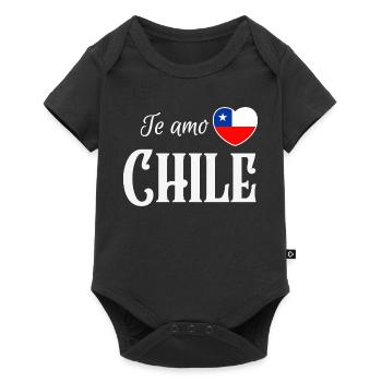 J’aime le Chili, fierté chilienne - Body à manches courtes Premium Bébé - noir - Devant