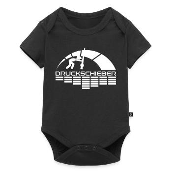Druckschieber Arc Logo - Baby Premium Kurzarmbody - Schwarz - Vorne
