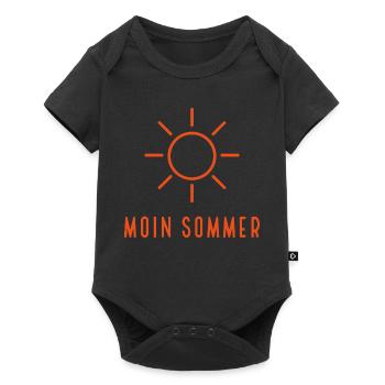 Sommer - Baby Premium Kurzarmbody - Schwarz - Vorne