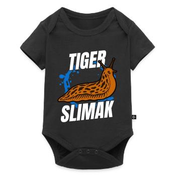 Tiger Slimak Shirt | Funny shirt - Baby Premium short-sleeve bodysuit - black - Front