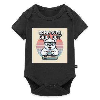 Panda Gaming Chill Out T-Shirt - Body à manches courtes Premium Bébé - noir - Devant