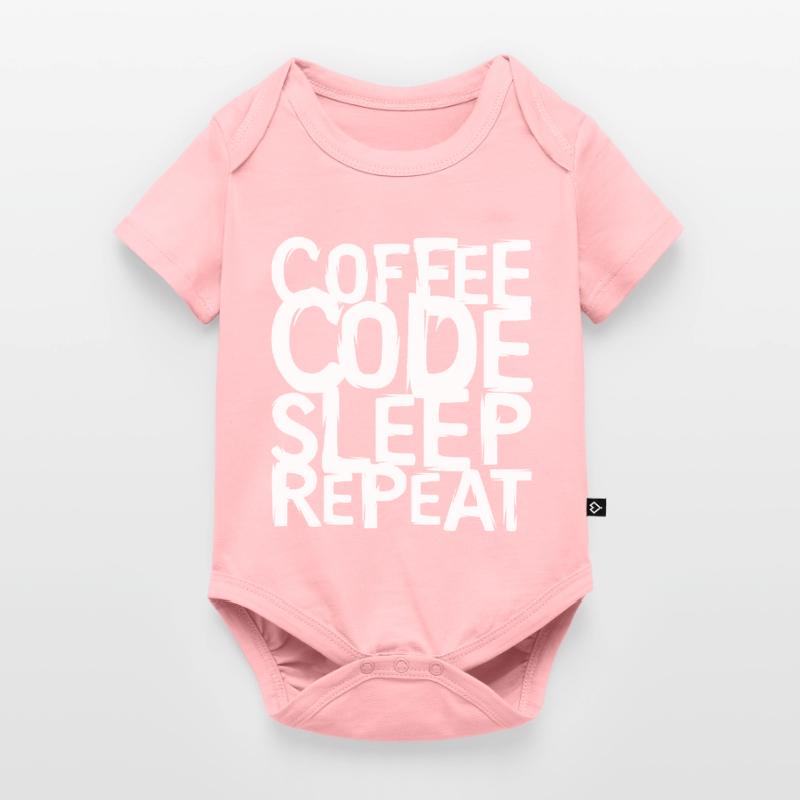 coffee code Programmer - Computer Science Work Logo Baby Premium short-sleeve bodysuit