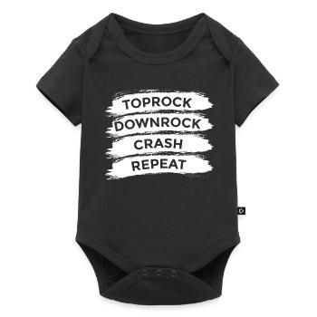Breakdance Techniques - Body à manches courtes Premium Bébé - noir - Devant