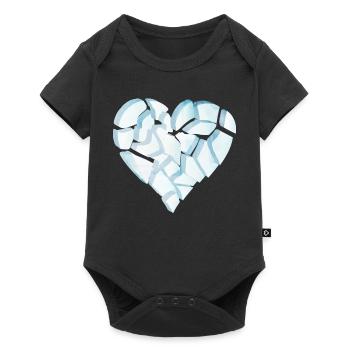 Broken Heart of – Broken Heart Form - Baby Premium short-sleeve bodysuit - black - Front