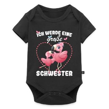 Announcing offspring I'm going to be a big sister in 2027 - Baby Premium short-sleeve bodysuit - black - Front