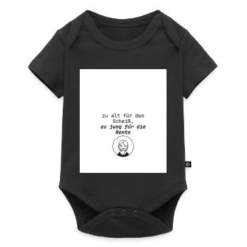 Age Sayings Humor Design - Baby Premium short-sleeve bodysuit - black - Front