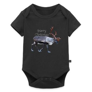 Merry Christmas - Baby Premium short-sleeve bodysuit - black - Front