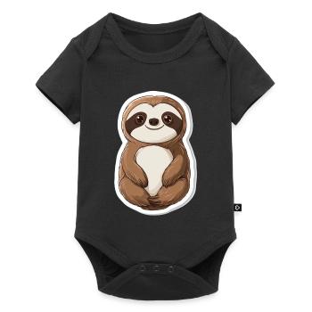 Paresse - Body à manches courtes Premium Bébé - noir - Devant