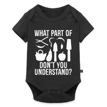 what part of don't you understand  - Baby Premium Kurzarmbody - Schwarz - Vorne