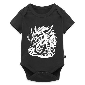 Conception de tatouage de dragon éternel - Body à manches courtes Premium Bébé - noir - Devant