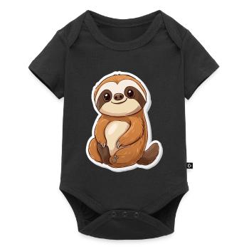 Paresse - Body à manches courtes Premium Bébé - noir - Devant