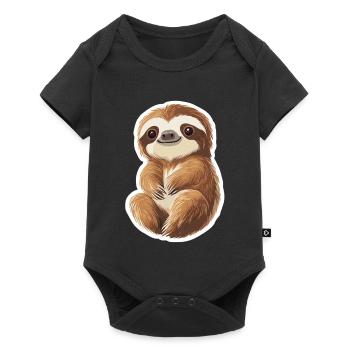 Paresse - Body à manches courtes Premium Bébé - noir - Devant