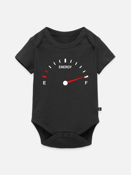 Lebendige Kraftstoffanzeige Abstraktes Design - Baby Premium Kurzarmbody - Schwarz
