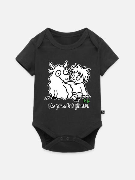 Esse Pflanzen - Baby Premium Kurzarmbody - Schwarz