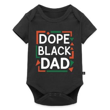 T-shirt audacieux noir de conception graphique de papa - Body à manches courtes Premium Bébé - noir - Devant