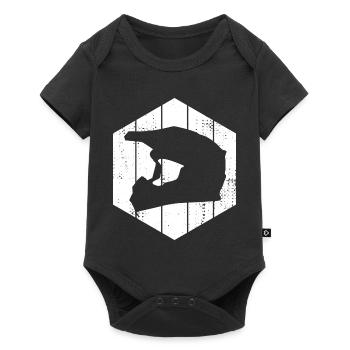Motocross Helmet - Baby Premium short-sleeve bodysuit - black - Front