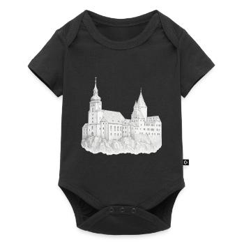 Schwarzenberg Erzgebirge Schloss - Baby Premium Kurzarmbody - Schwarz - Vorne
