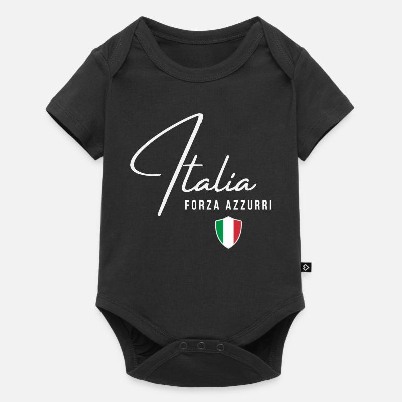 Italie, design minimaliste élégant - Body à manches courtes Premium Bébé - noir