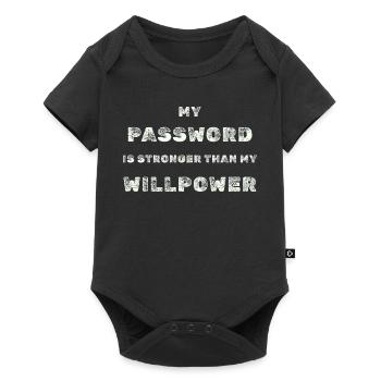 Strong Password – IT Humor Tee - Baby Premium short-sleeve bodysuit - black - Front