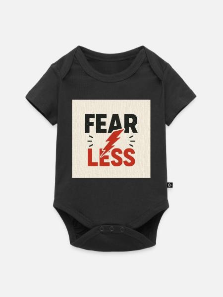 Motivierendes Power-Shock-Design - Baby Premium Kurzarmbody - Schwarz