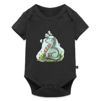 Petit Dragon Manuel - Body à manches courtes Premium Bébé - noir - Devant