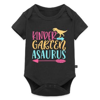Kindergartenasaurus - Dinosaur Nursery - Baby Premium short-sleeve bodysuit - black - Front