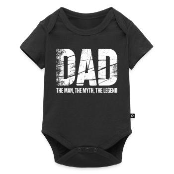 Dad The Man The Myth The Legend - Baby Premium short-sleeve bodysuit - black - Front