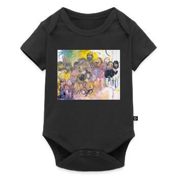 Children? - Baby Premium short-sleeve bodysuit - black - Front