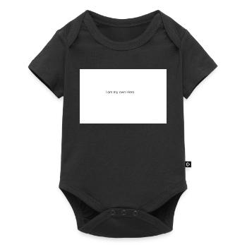 Strength  - Baby Premium short-sleeve bodysuit - black - Front